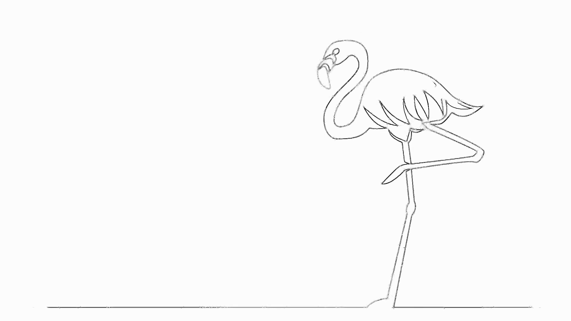 Фламинго чертеж