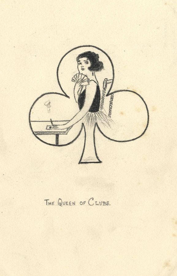 577x900 j k gibson, flapper girl queen of clubs - Flapper Girl Drawing