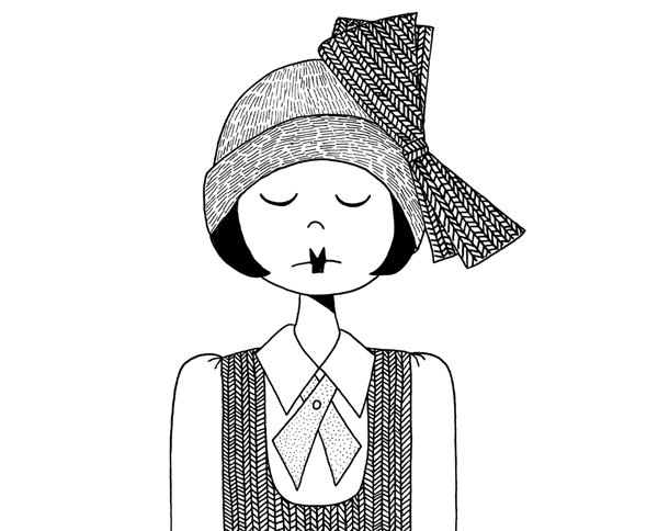 600x484 flapper doodle another new drawing! - Flapper Girl Drawing