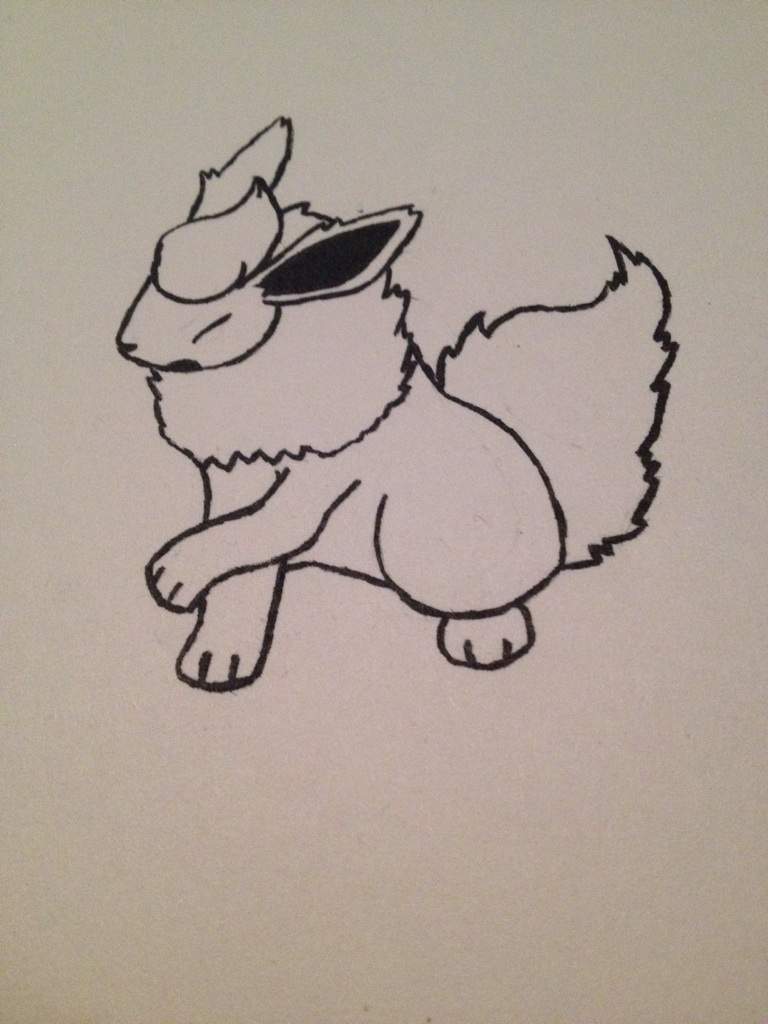 768x1024 Flareon Drawing Amino - Flareon Drawing