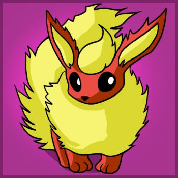 350x350 How To Draw Flareon - Flareon Drawing