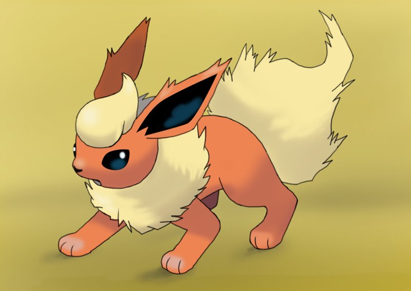 800x566 Learn How To Draw Flareon From Pokemon - Flareon Drawing