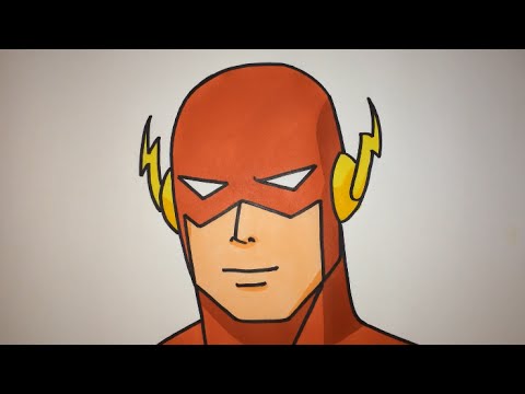 480x360 How To Draw The Flash Step - Flash Cartoon Drawing