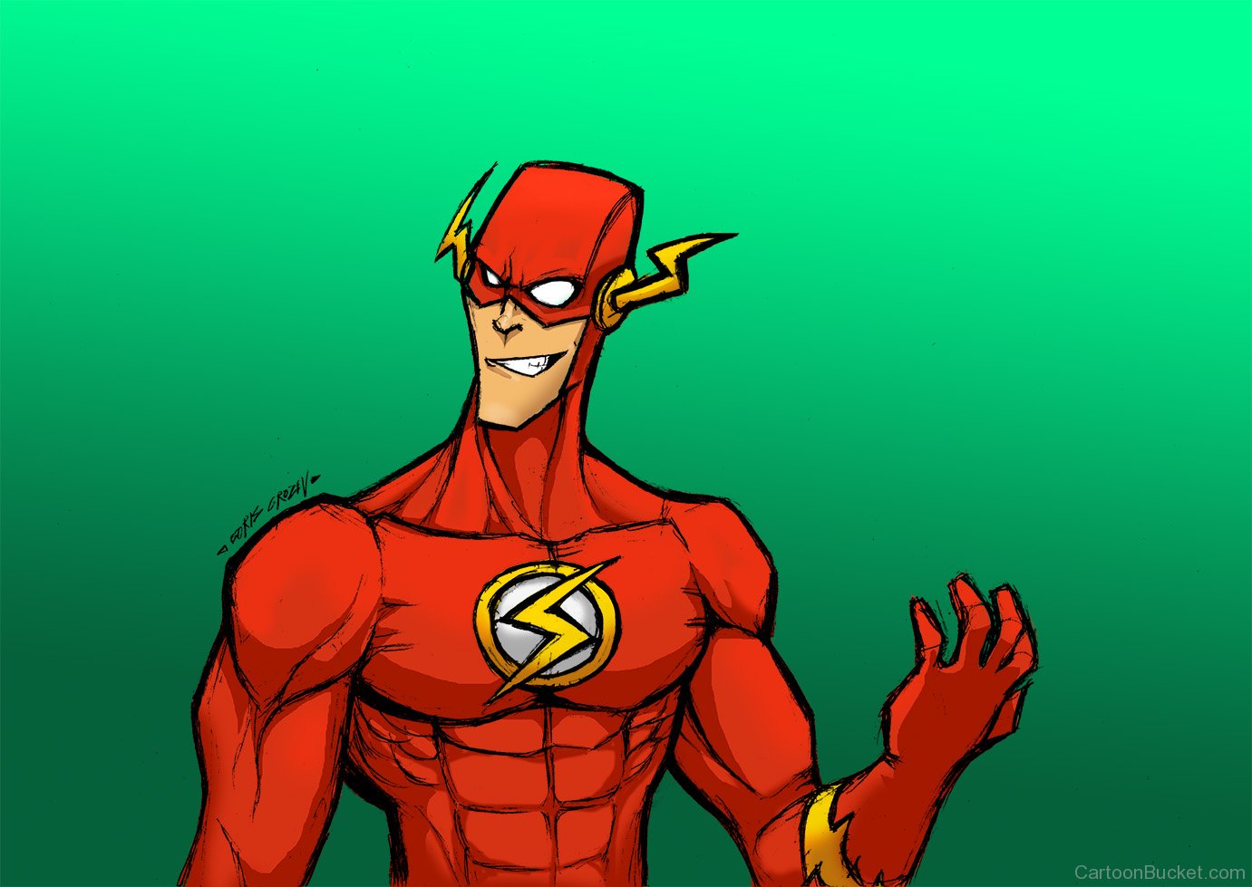 1381x979 The Flash Pictures, Images - Flash Cartoon Drawing
