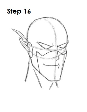 300x388 How To Draw The Flash - Flash Drawing