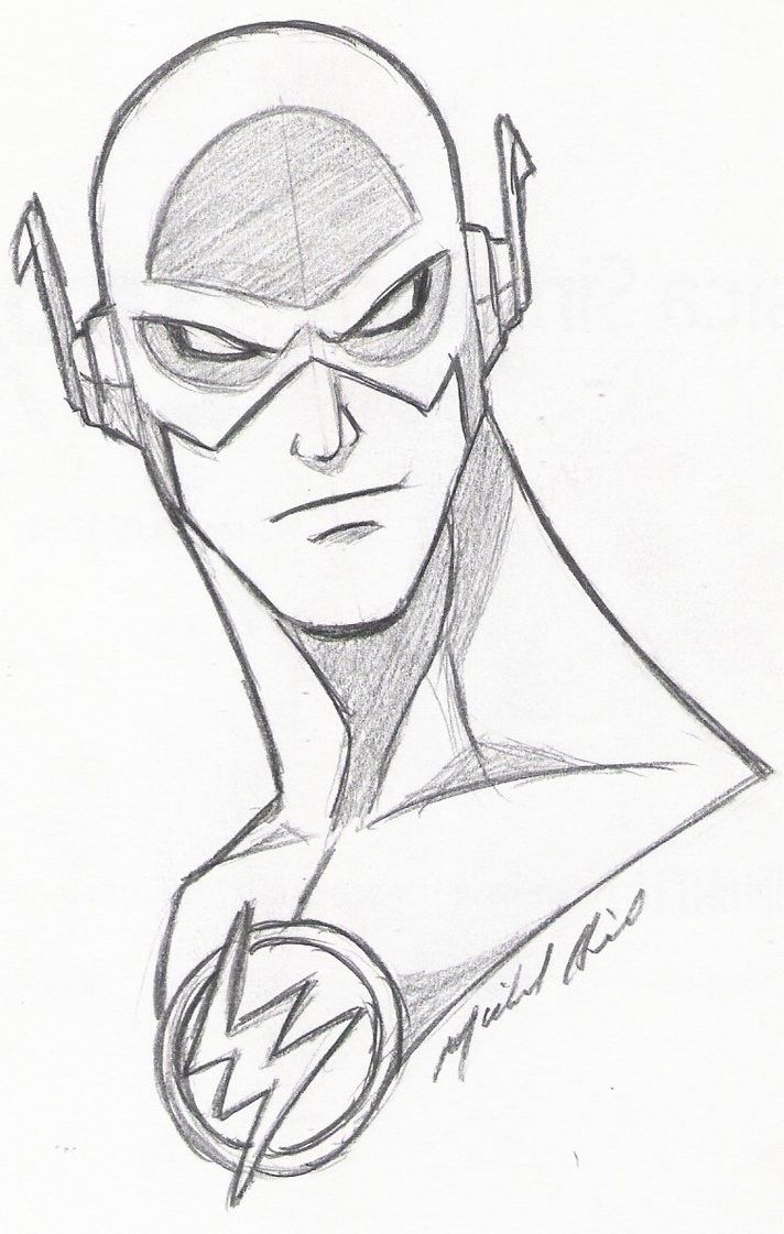 712x1121 Paul Allen + Barry White = Comic Chars In Marvel Drawings - Flash Drawing