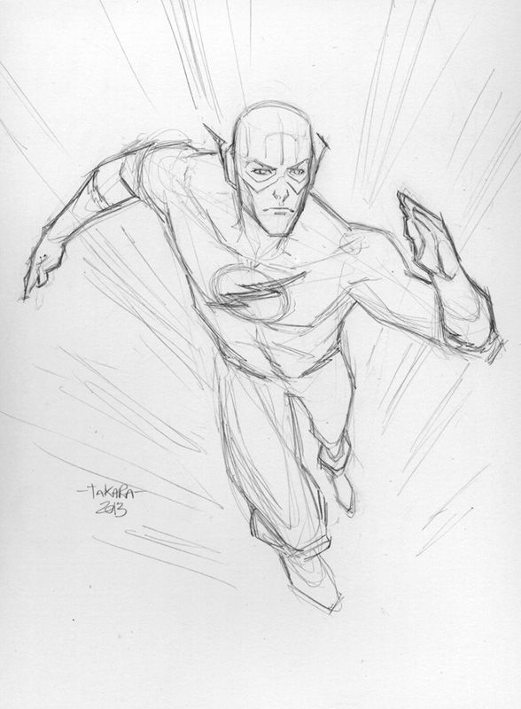 588x800 Nycc Sketch - Flash Running Drawing