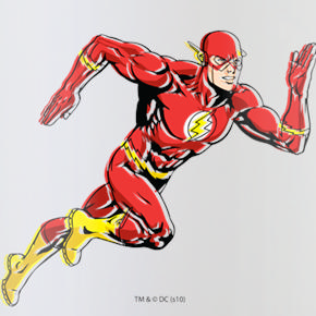 290x290 The Flash - Flash Running Drawing