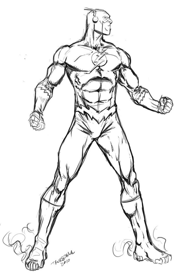 722x1106 The Flash Running Coloring Pages - Flash Running Drawing
