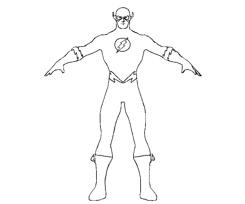 800x667 Flash - Flash Superhero Drawing