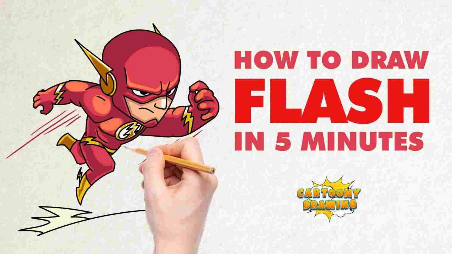 1517x853 Super Flash Superhero Cartoon Drawing Fast Cool How To Draw - Flash Superhero Drawing