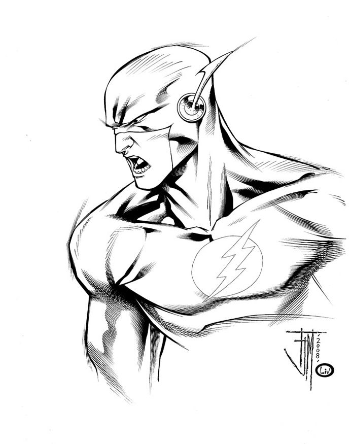 690x875 Savitar Drawing Superhero For Free Download - Flash Superhero Drawing