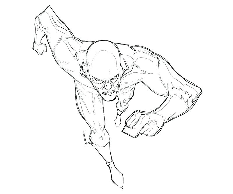 800x667 flash coloring pages superhero the flash coloring pages a flash - Flash Symbol Drawing