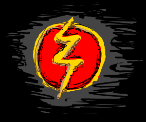 300x250 The Flash Symbol Drawing - Flash Symbol Drawing