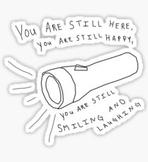 210x230 Flashlight Drawing Stickers Redbubble - Flashlight Drawing