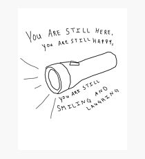 210x230 Flashlight Drawing Wall Art Redbubble - Flashlight Drawing