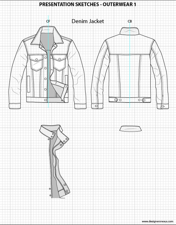 561x720 Mens Flat Fashion Sketch Templates - Flat Drawing