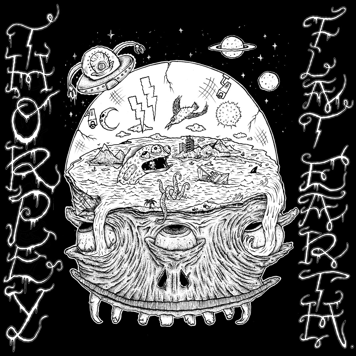 1200x1200 flat earth lp off me nut - Flat Earth Drawing