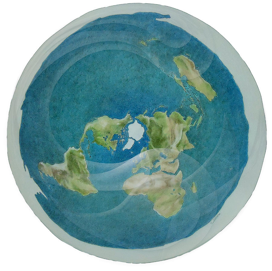 900x898 flat earth below the firmament drawing - Flat Earth Drawing