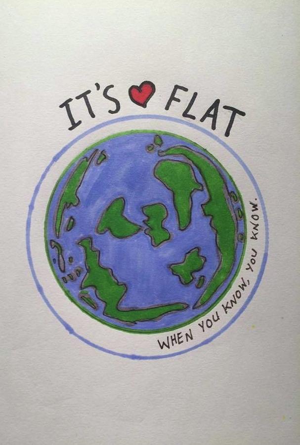 607x900 flat earth drawing - Flat Earth Drawing