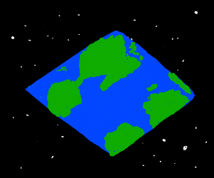 300x250 flat earth drawing - Flat Earth Drawing
