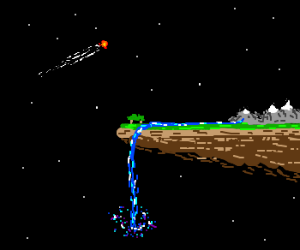 300x250 drwcptn artist fv drew the edge of flat earth drawing - Flat Earth Drawing