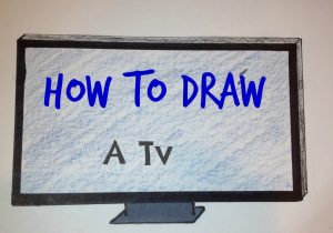 Flat Screen Tv Drawing at PaintingValley.com | Explore collection of ...