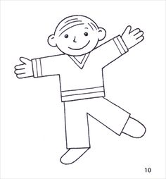 236x254 Flat Stanley Template Blank Free Coloring Pages Flat Stanley - Flat Stanley Drawing