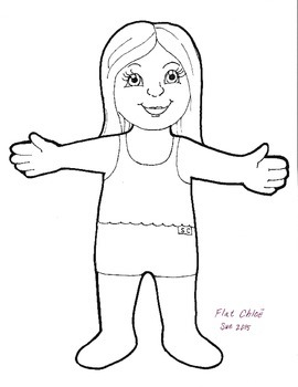 270x350 Flat Friends In States Flat Stanley Style - Flat Stanley Drawing