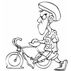 300x300 flat tire stamps flat tire, tired cartoon, coloring sheets - Flat Tire Drawing