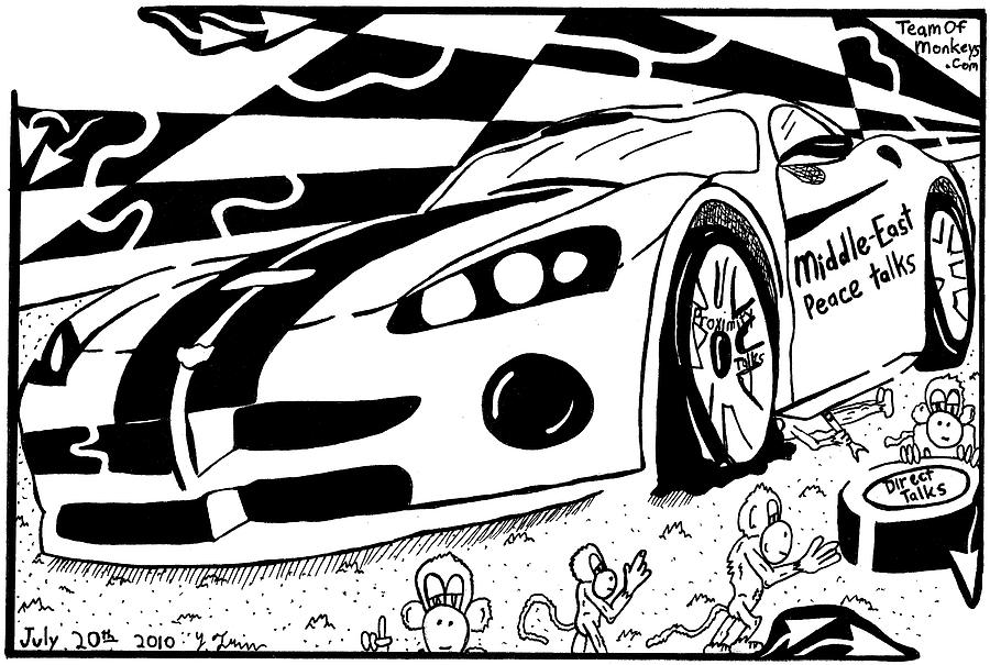 900x605 Middle East Sports Car Flat Tire - Flat Tire Drawing