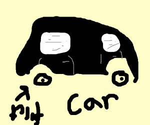 300x250 Car With Flat Tire Drawing - Flat Tire Drawing