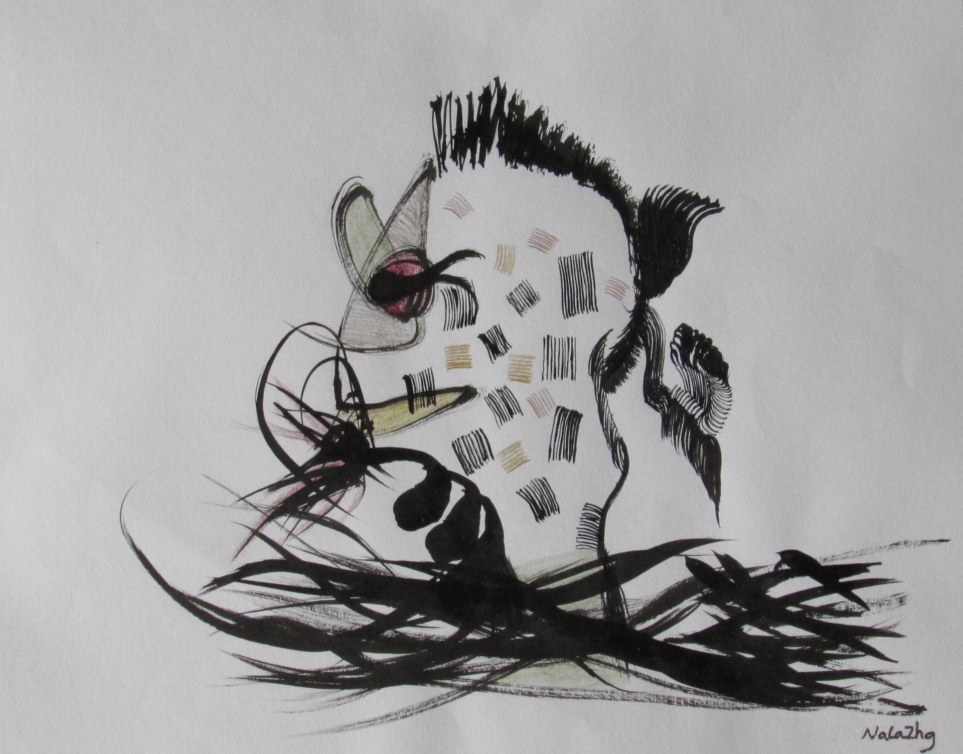 1920x1503 Flax Man Drawing - Flax Drawing