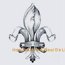 210x210 How To Draw A Fleur De Lis Easy How To Draw A Fleur De Lis Step - Fleur De Lis Drawing