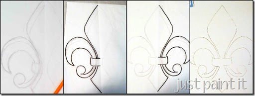 512x193 Paint A D Fleur De Lis - Fleur De Lis Drawing