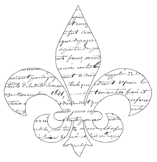 650x672 script fleur de lis transfer! - Fleur De Lis Drawing