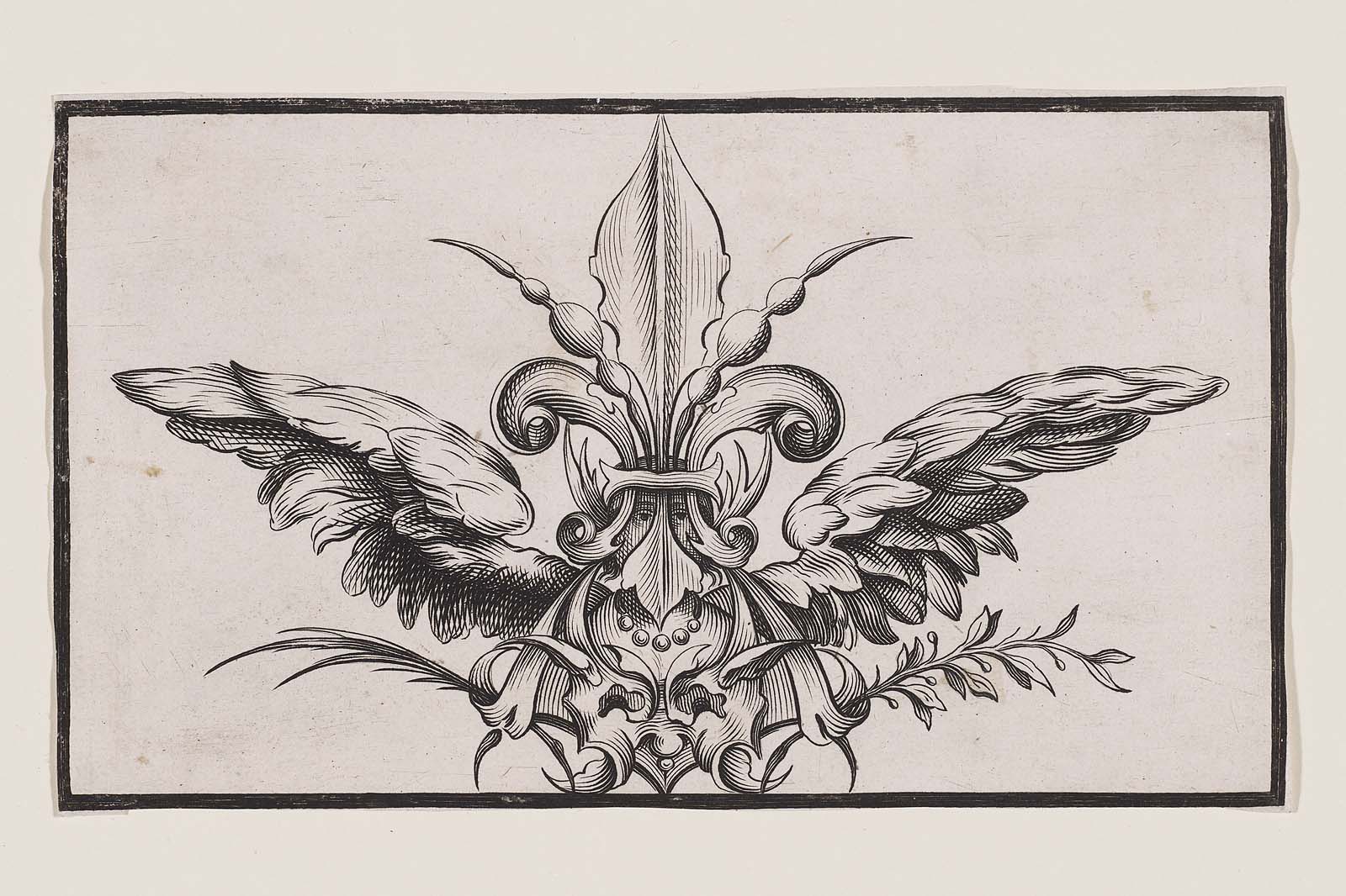 1600x1066 Fantastic Headdress With Fleur De Lis And Wings Museum Of Fine - Fleur De Lis Line Drawing