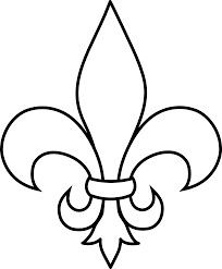 204x247 Best Fleur De Lis Images Lilies, Fleur De Lis - Fleur De Lis Line Drawing