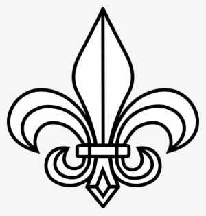 300x315 Fleur De Lis Png, Transparent Fleur De Lis Png Image Free Download - Fleur De Lis Line Drawing
