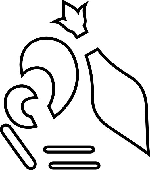 528x598 Fleur De Lis Crown Vinyl - Fleur De Lis Line Drawing