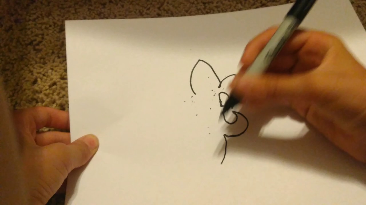 1280x720 How To Draw A Fleur De Lis - Fleur De Lis Line Drawing