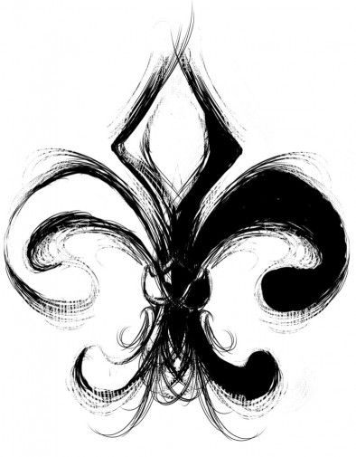 394x505 I Wish My Tattoo Looked More Like This Than The Crud It Does Look - Fleur De Lys Drawing