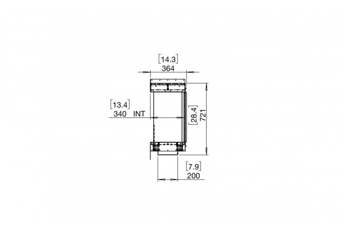 671x460 flex bay fireplace insert - Flex Drawing