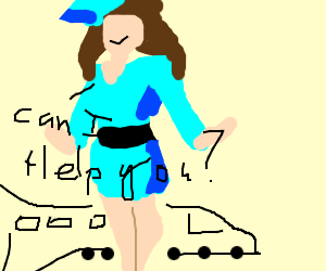 300x250 Flight Attendant Drawing - Flight Attendant Drawing