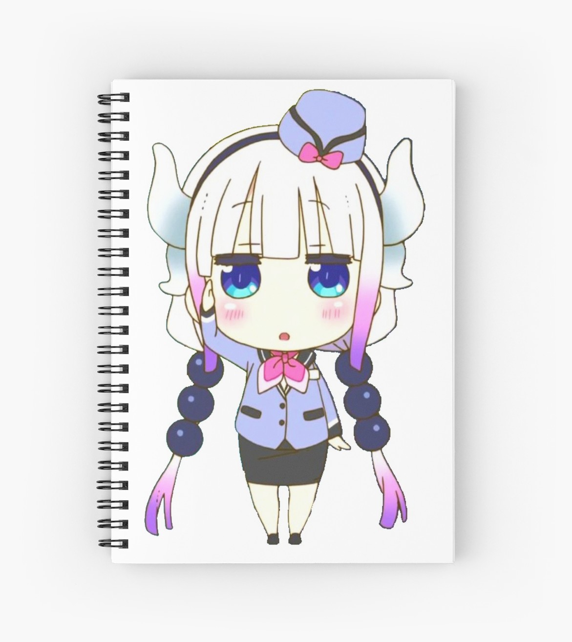 1171x1313 Kanna Flight Attendant Spiral Notebooks - Flight Attendant Drawing