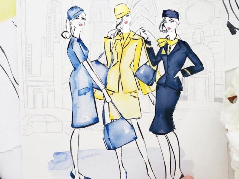 800x600 Lufthansa Group Newsroom Flight Attendants' Uniforms - Flight Attendant Drawing