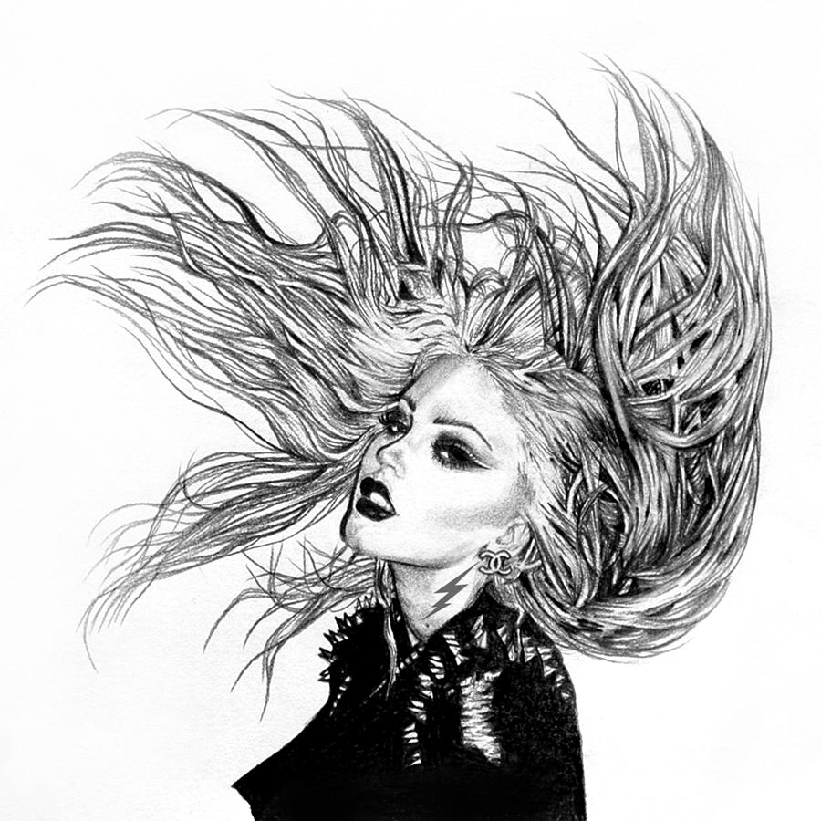 900x900 hair flip drawing - Flip Drawing