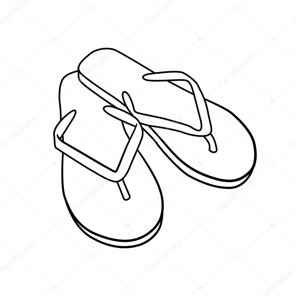 Flip Flop Drawing at Explore collection of Flip