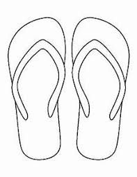 197x255 image result for line drawing flip flops stencil fabric cards - Flip Flop Drawing