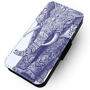 300x300 elephant drawing faux leather flip phone cover case ballpoint art - Flip Phone Drawing